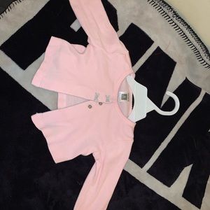 Carters Pink Cardigan 6 Mos